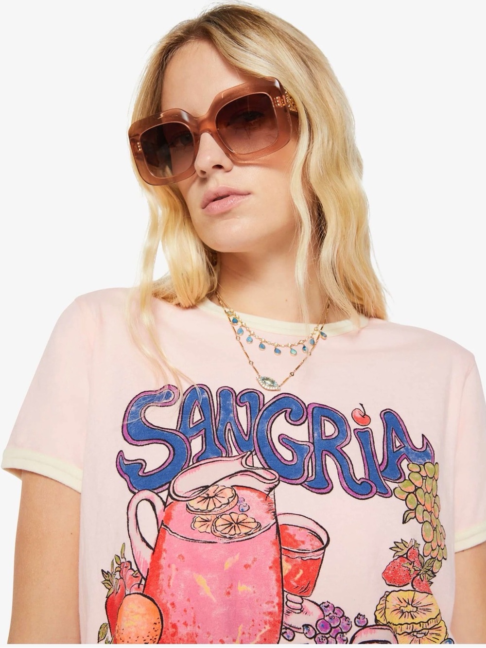 MOTHER The Lil Goodie Ringer Size XS